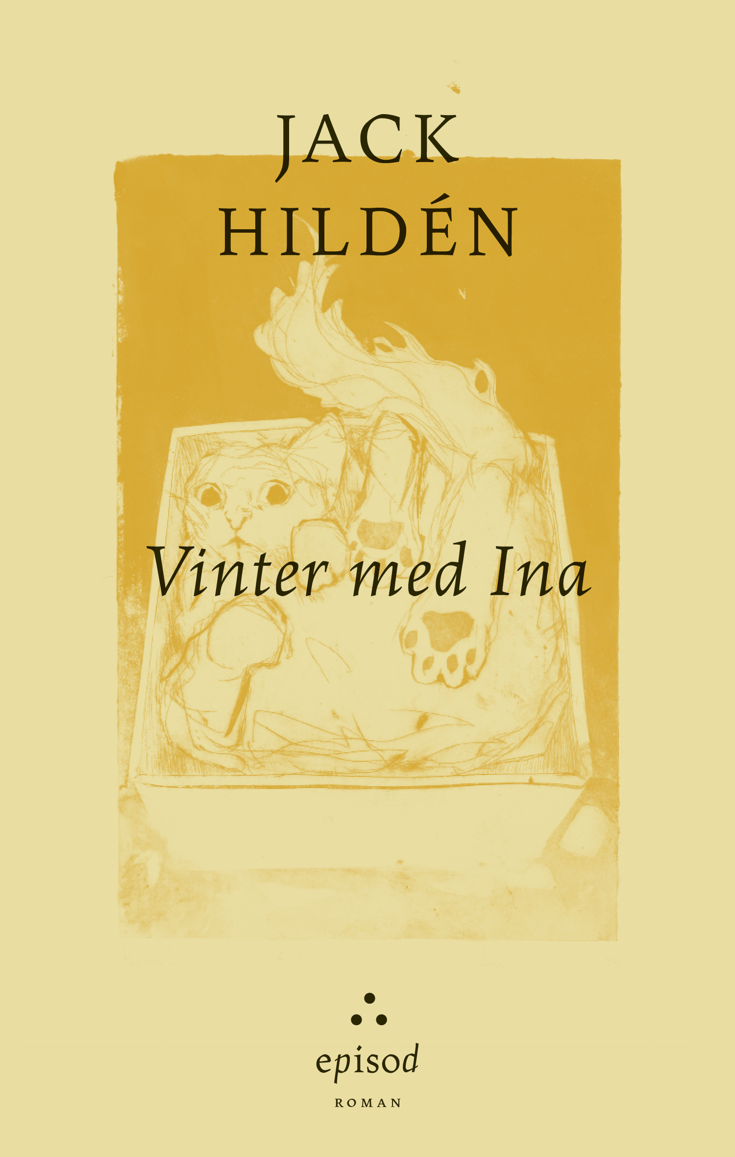 Omslag: Vinter med Ina av Jack Hildén